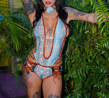 LILLY GOLD MINI SHORT SET