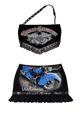 HARLEY DAVIDSON LACE SKIRT SET