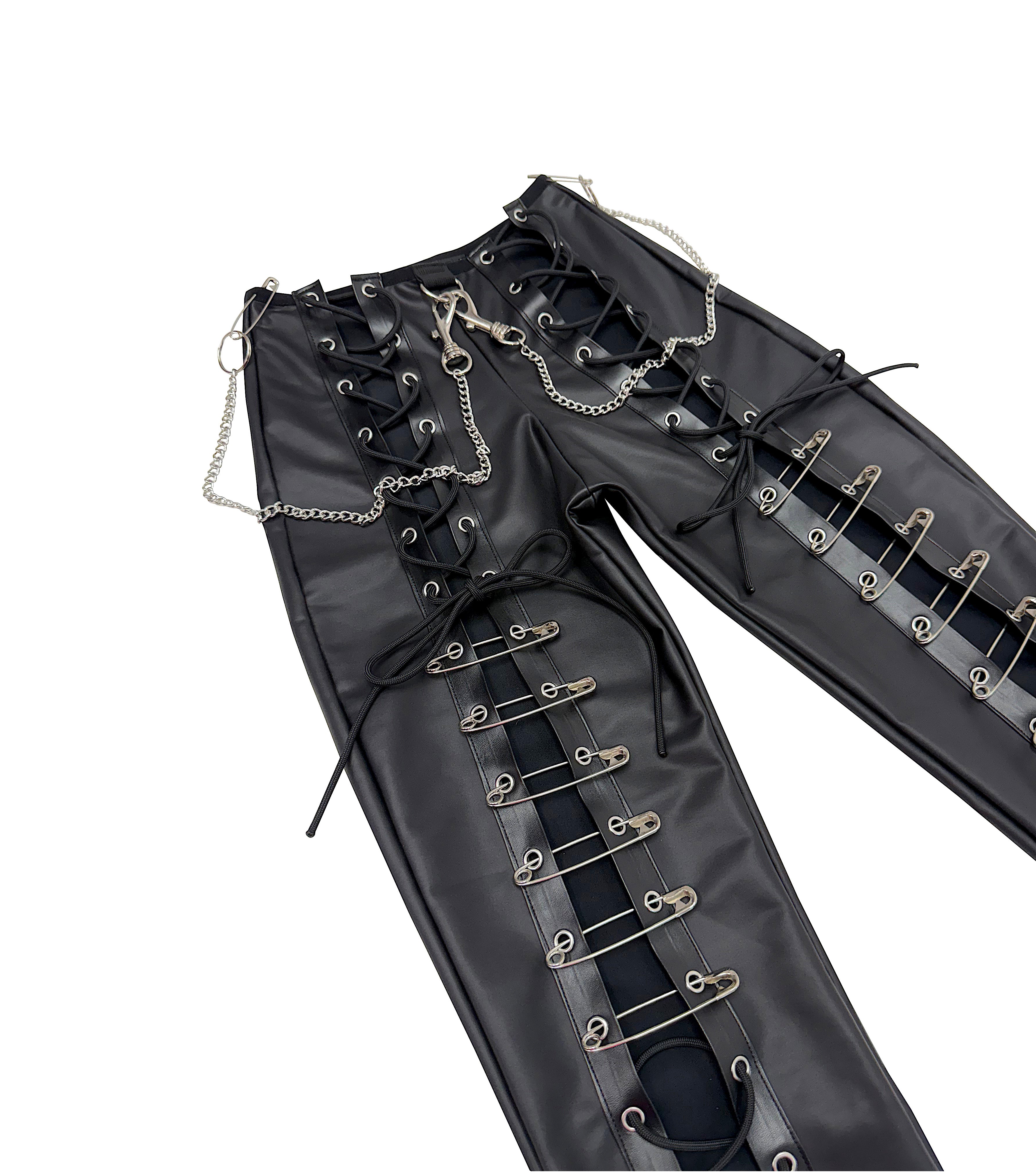 THE " INFERNO" LACED'UP  PANTS