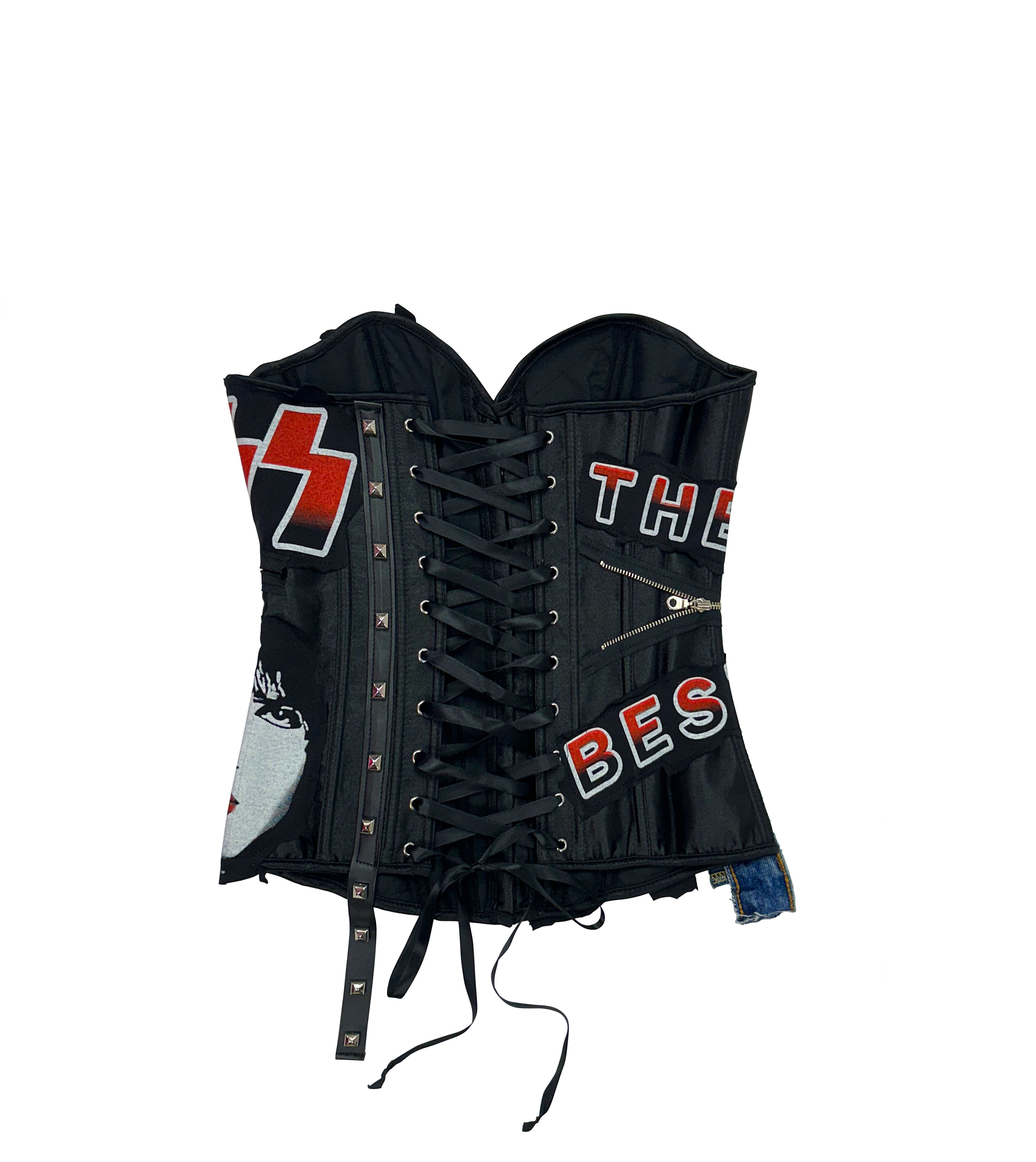 KISS CORSET RED & BLACK