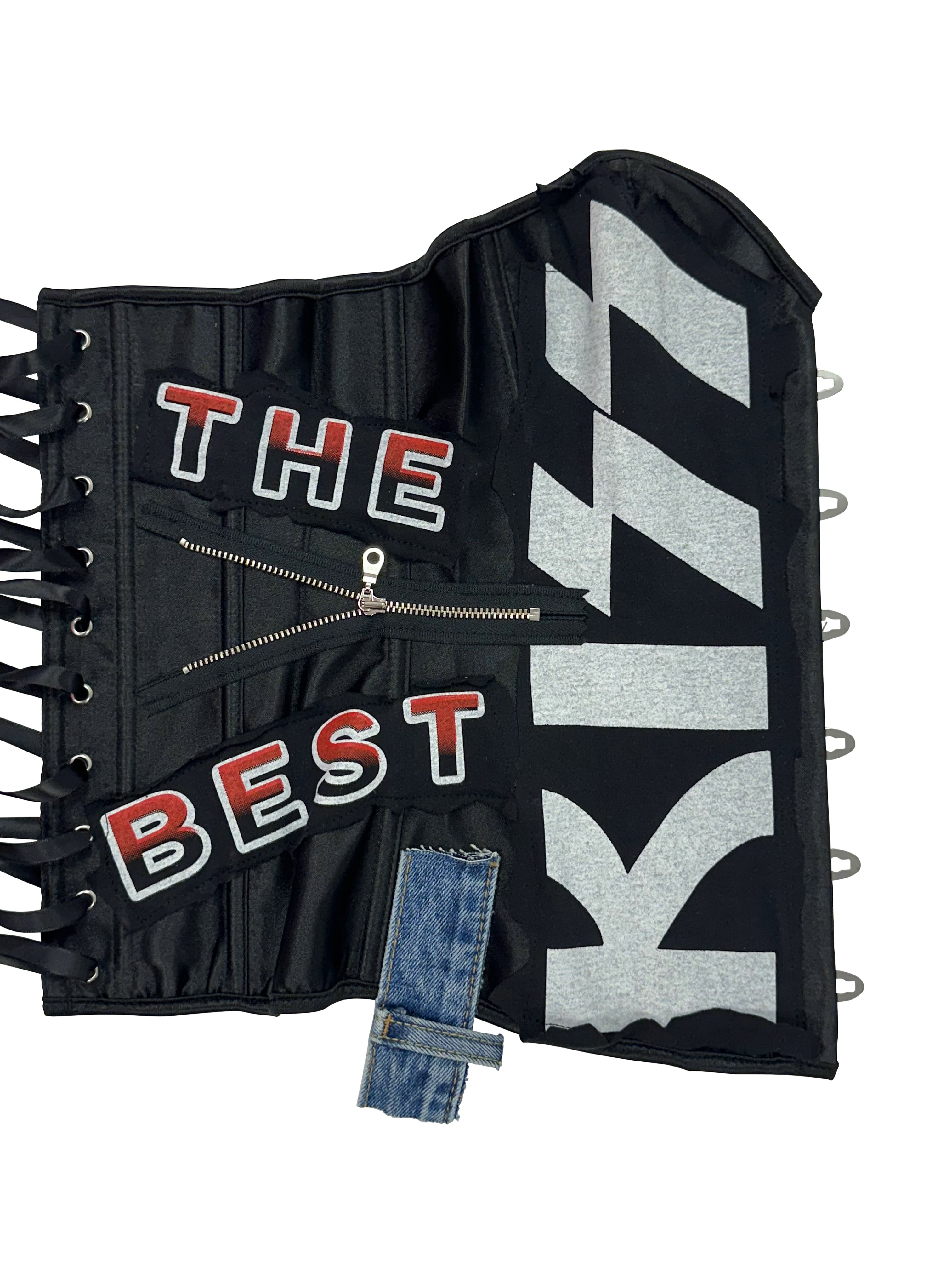 KISS CORSET RED & BLACK