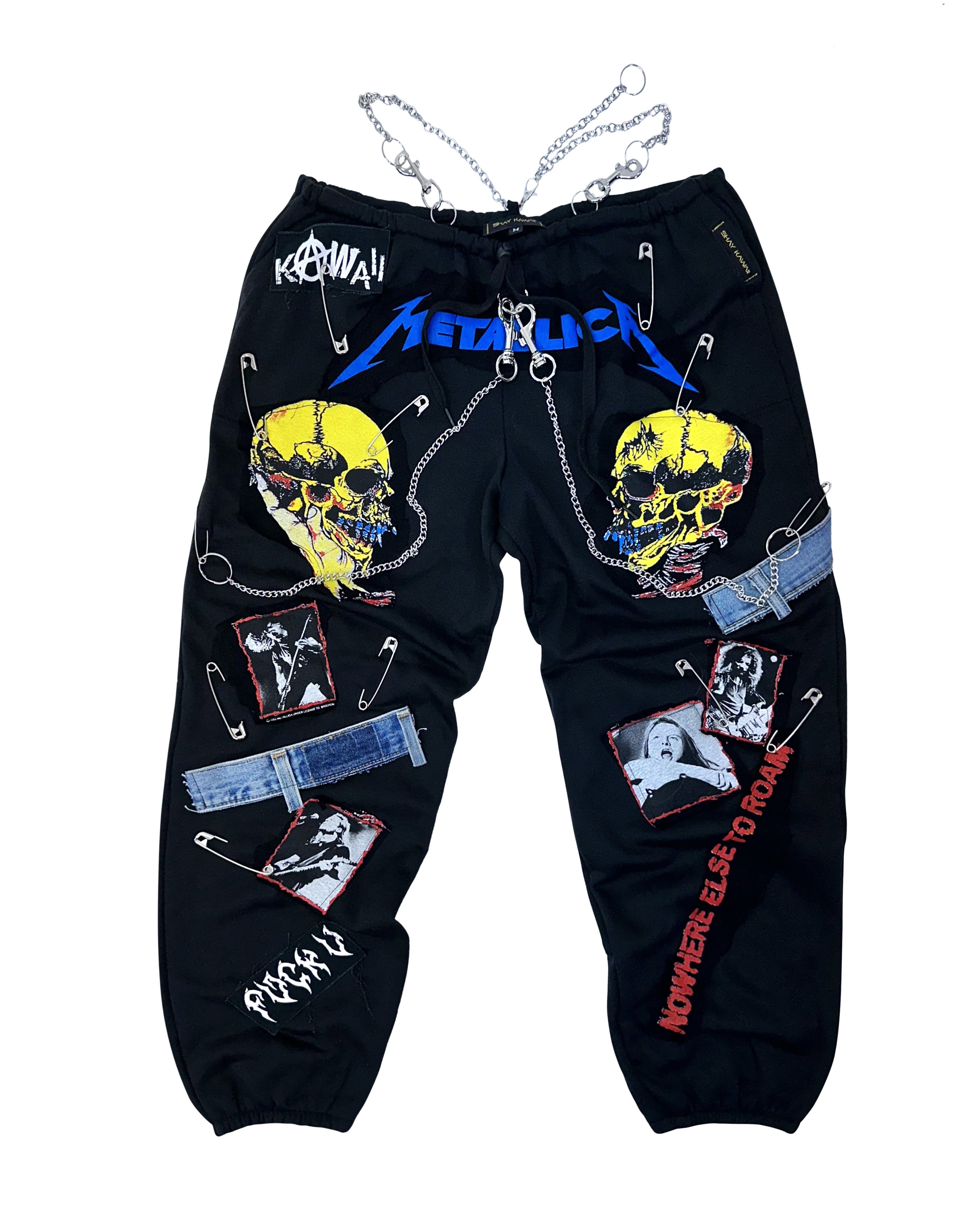 RTS METALLICA ULTRA VIOLET JOGGERS // SIZE MEDIUM
