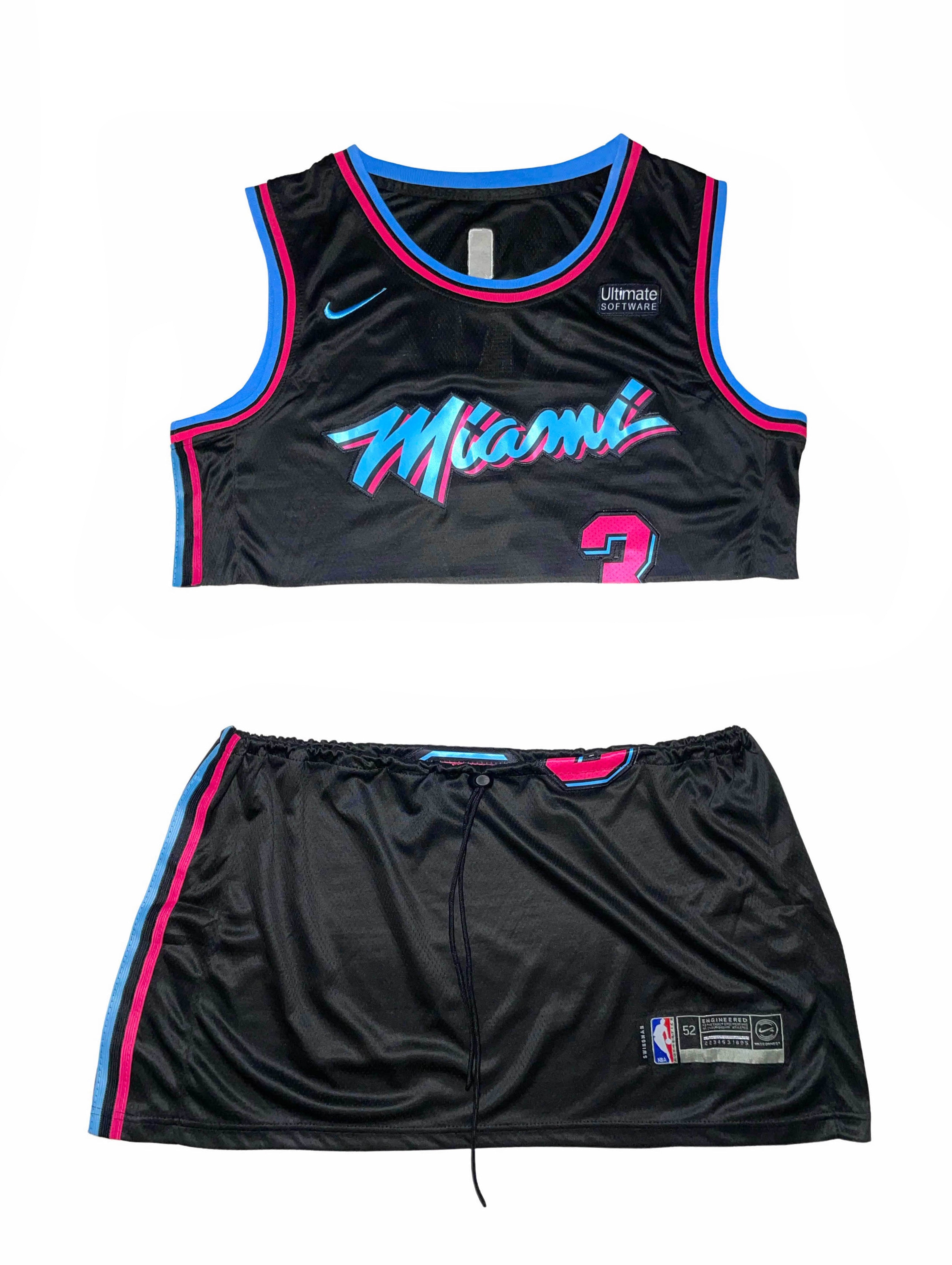 MIAMI HEAT JERSEY SKIRT SET
