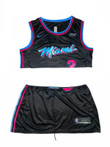 MIAMI HEAT JERSEY SKIRT SET