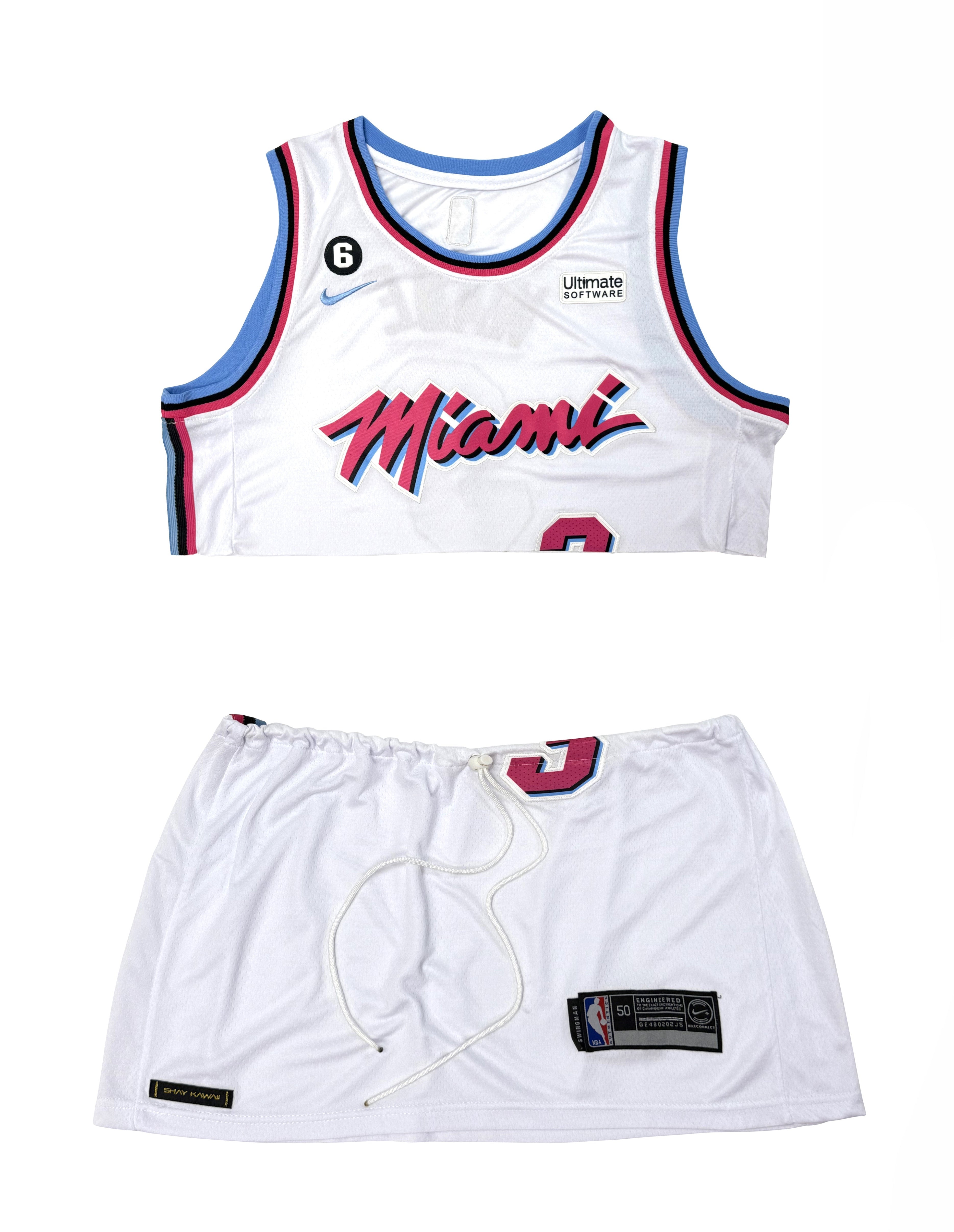 MIAMI HEAT JERSEY SKIRT SET