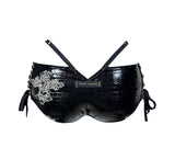 YOU SEE ME MINI SHORTS BLACK