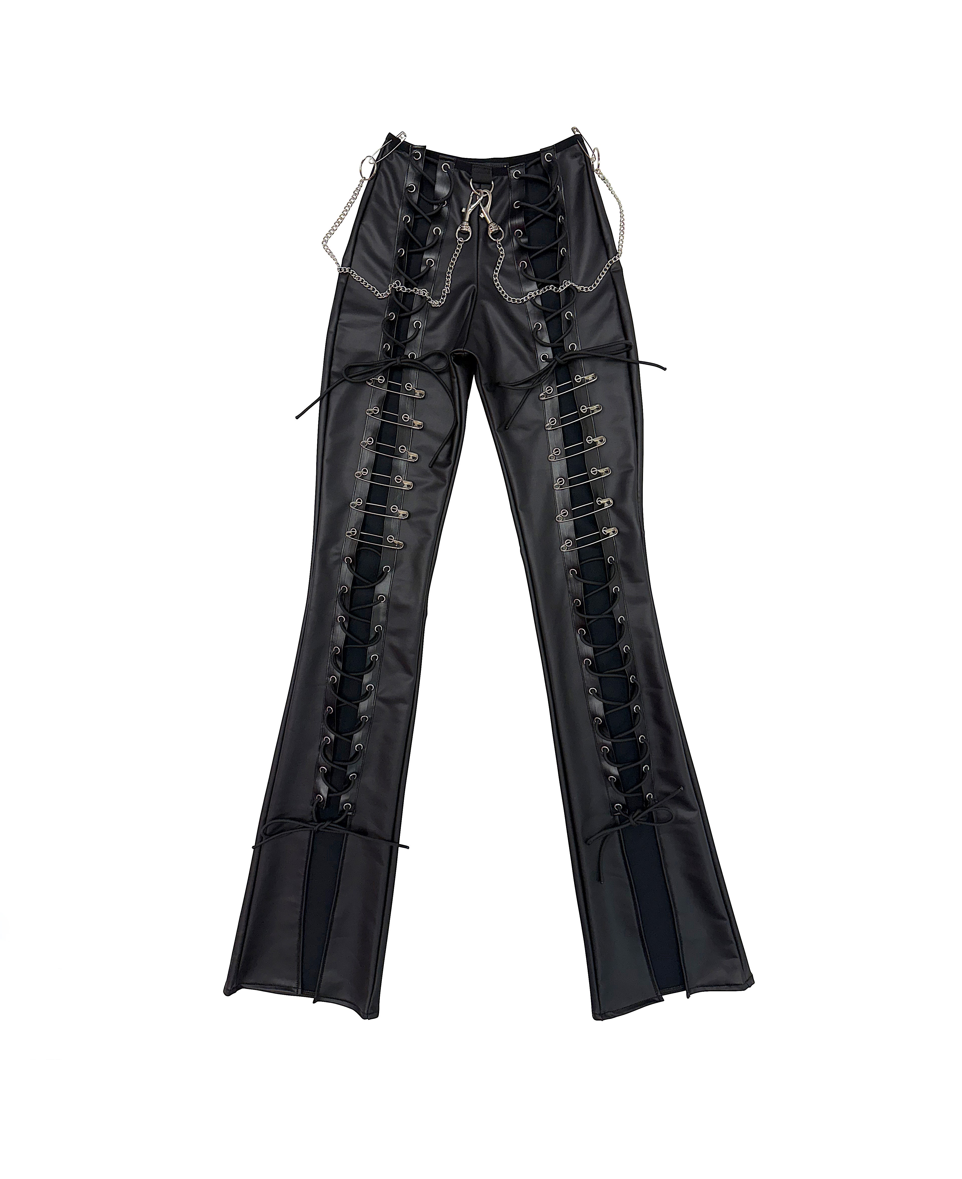 THE " INFERNO" LACED'UP  PANTS