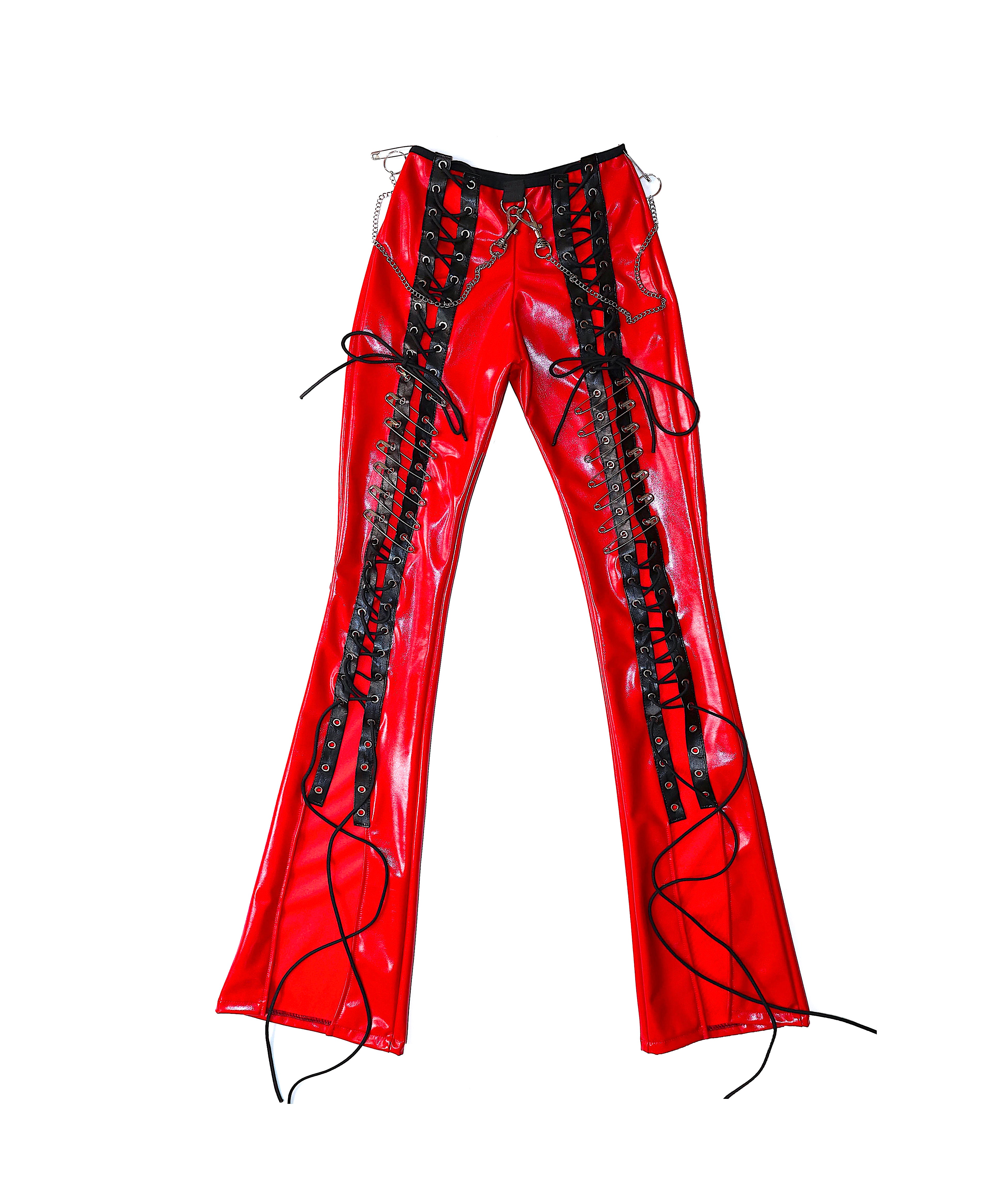 THE " INFERNO" LACED'UP  PANTS
