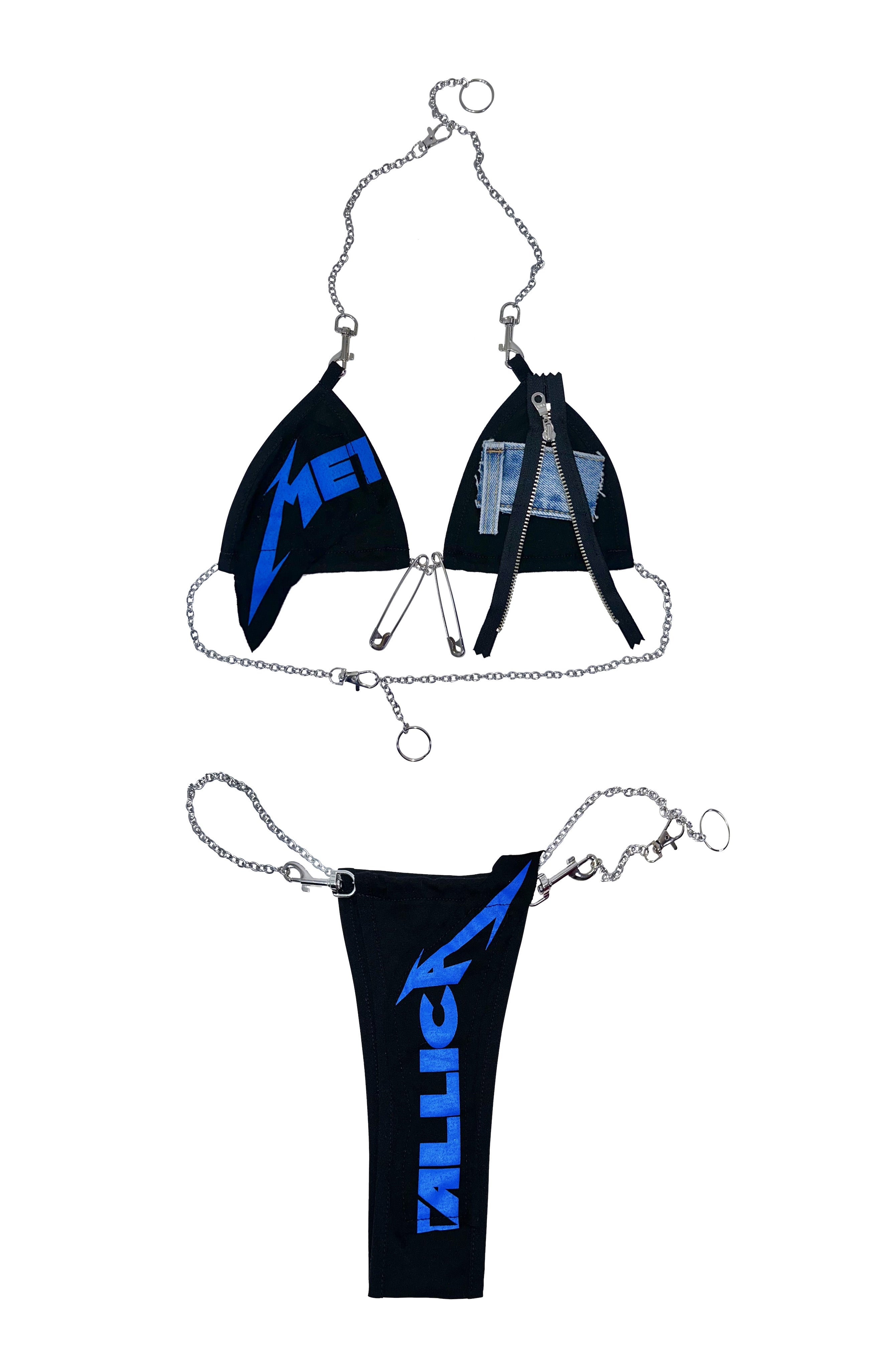 METALLICA CHAIN BIKINI
