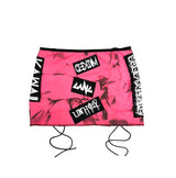 "TIE DYE" SKIRT in multicolors