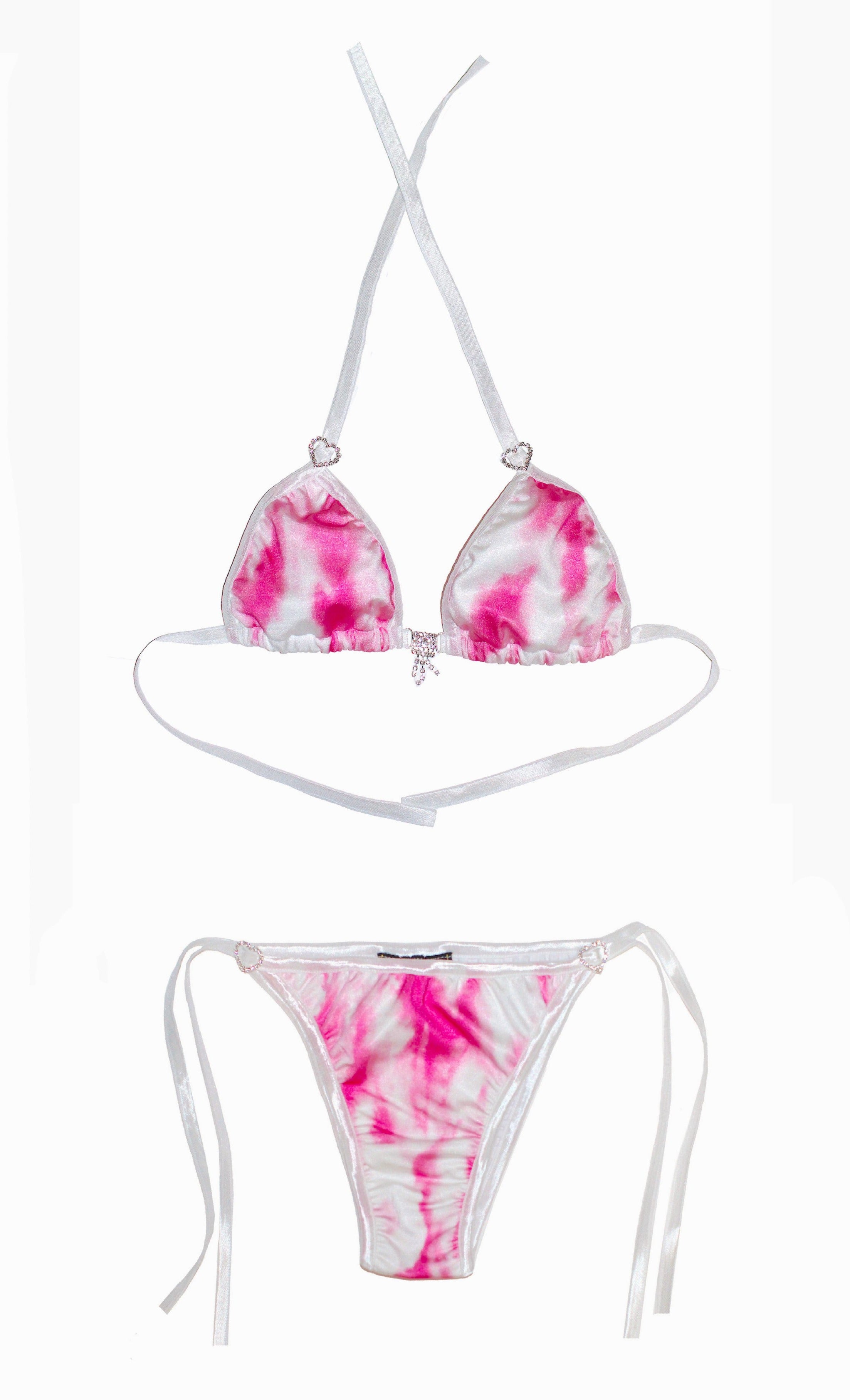 THE " CLOUD9 BIKINI " pink/blue