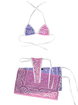 THE "PAISLEY" BIKINI SET multicolor