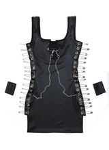 THE " ABYSS SAFETY PIN DRESS"
