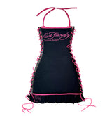 ED HARDY BLACK & PINK SKULL DRESS