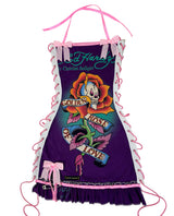 ED HARDY PURPLE SKULL DRESS