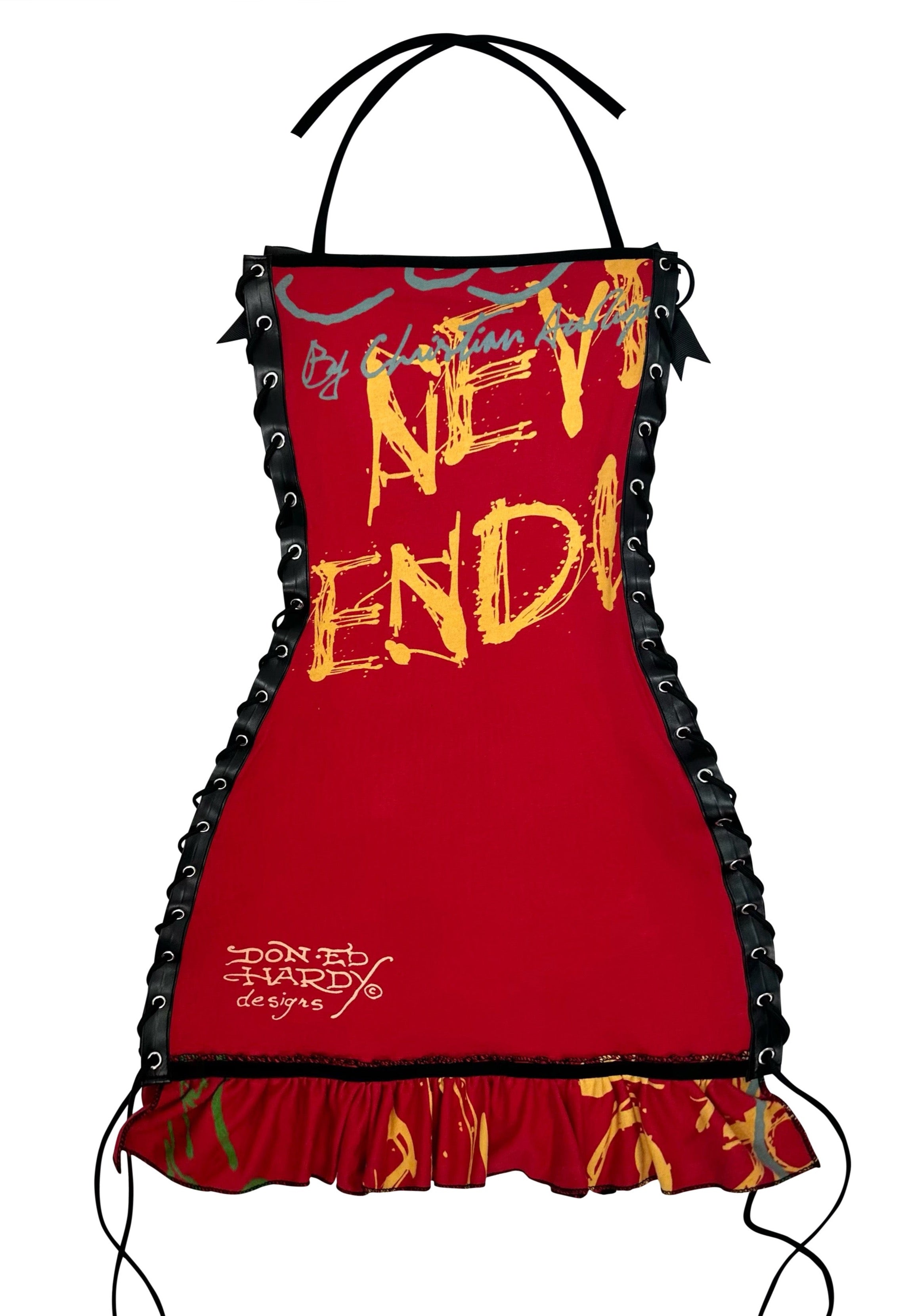 RED TIGER REWORKED DRESS