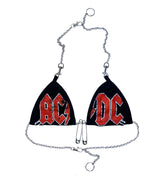 ACDC CHAIN BIKINI (BLACK or WHITE)