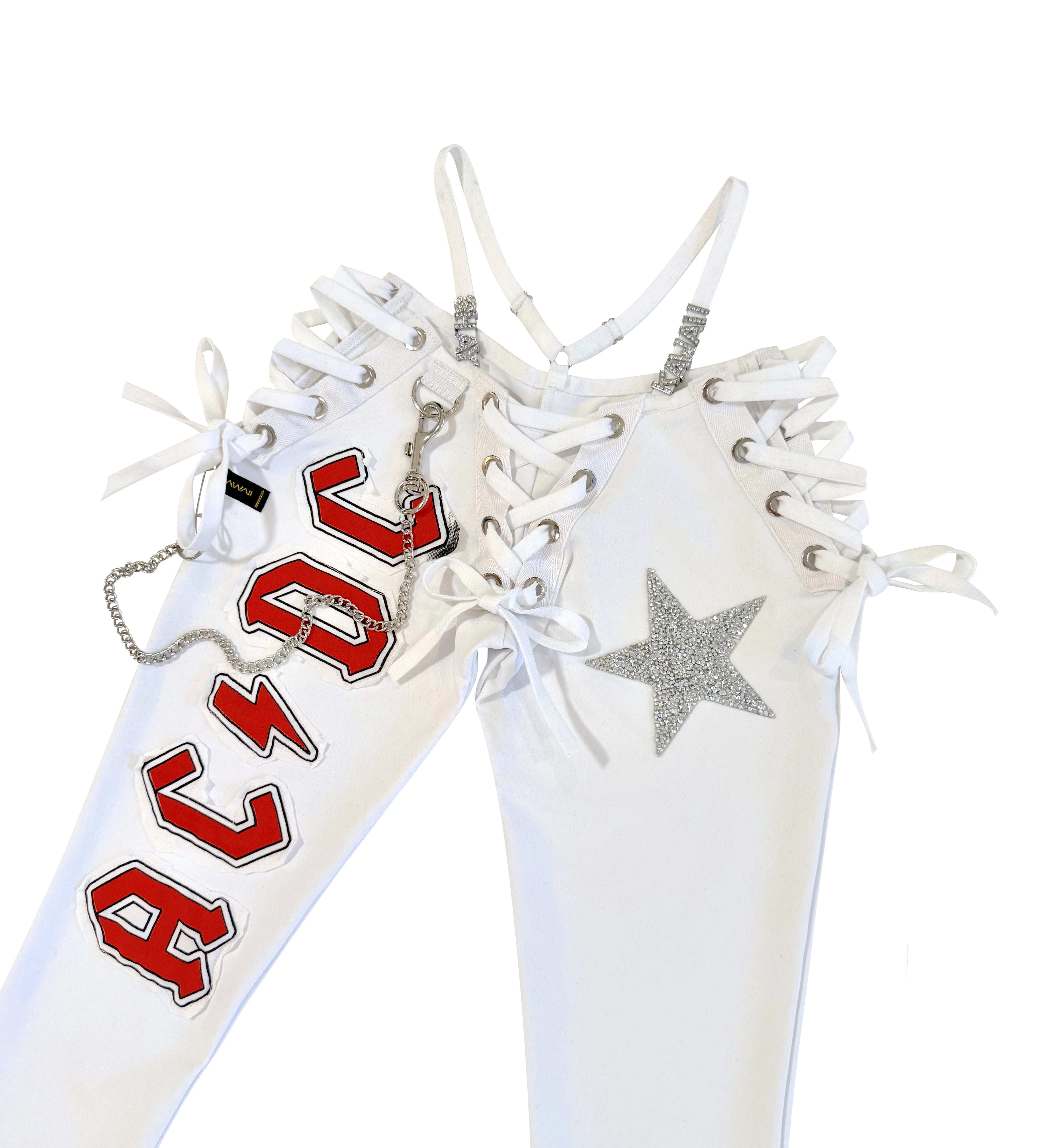 ACDC LACE CAPRI PANTS