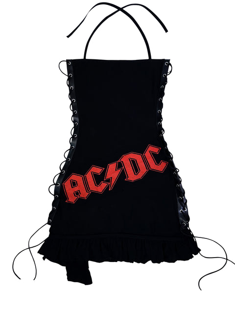 AC/DC LACED UP DRESS | Shay Kawaii – shaykawaii