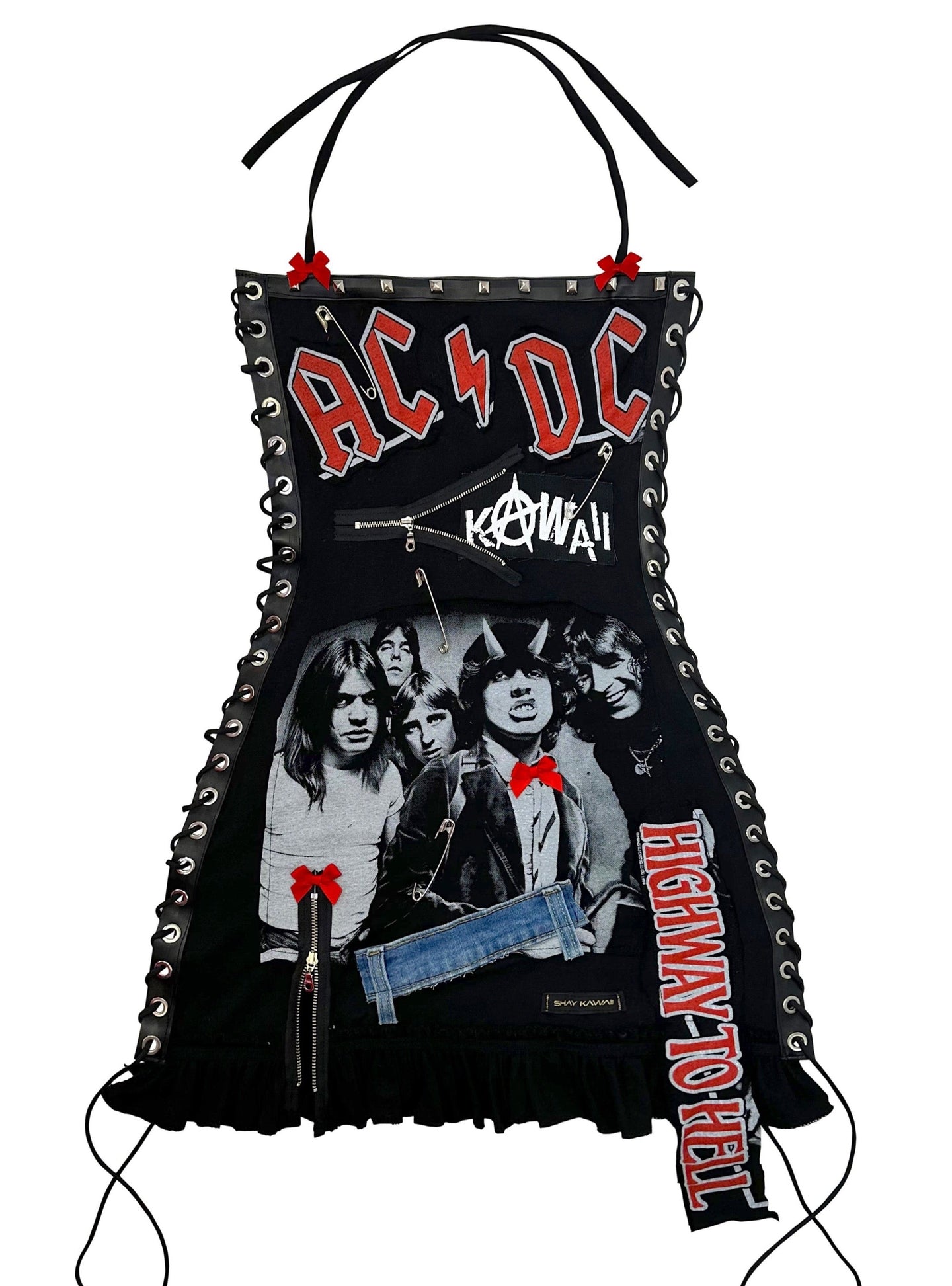 AC/DC LACED UP DRESS | Shay Kawaii – shaykawaii