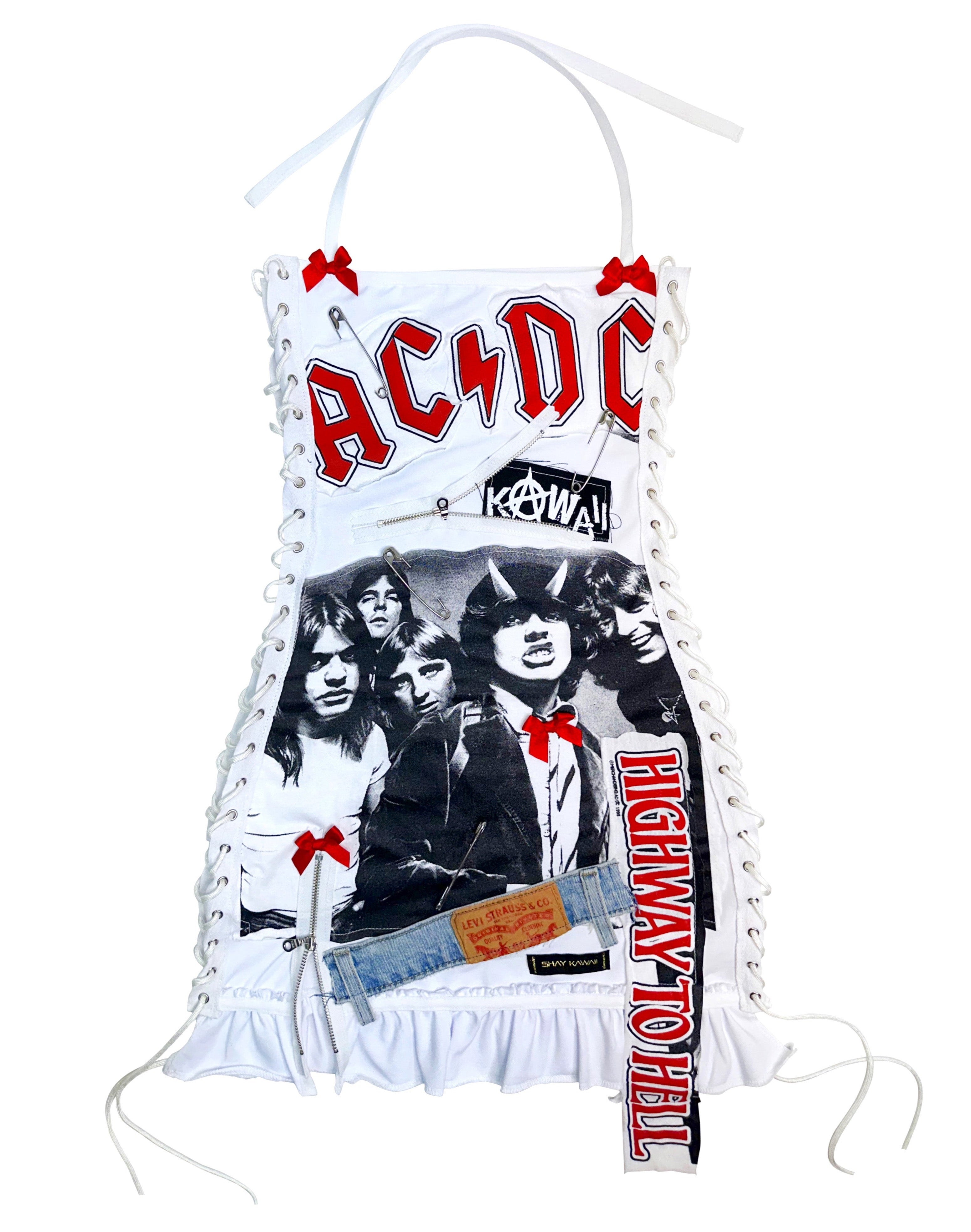 AC/DC LACED UP DRESS | Shay Kawaii – shaykawaii