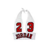 BULLS MINI SHORT SET (WHITE AND RED)