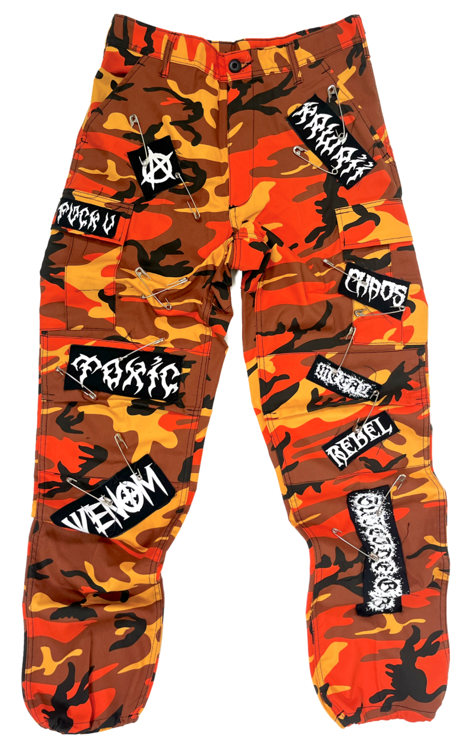 Supreme orange camo pants sale