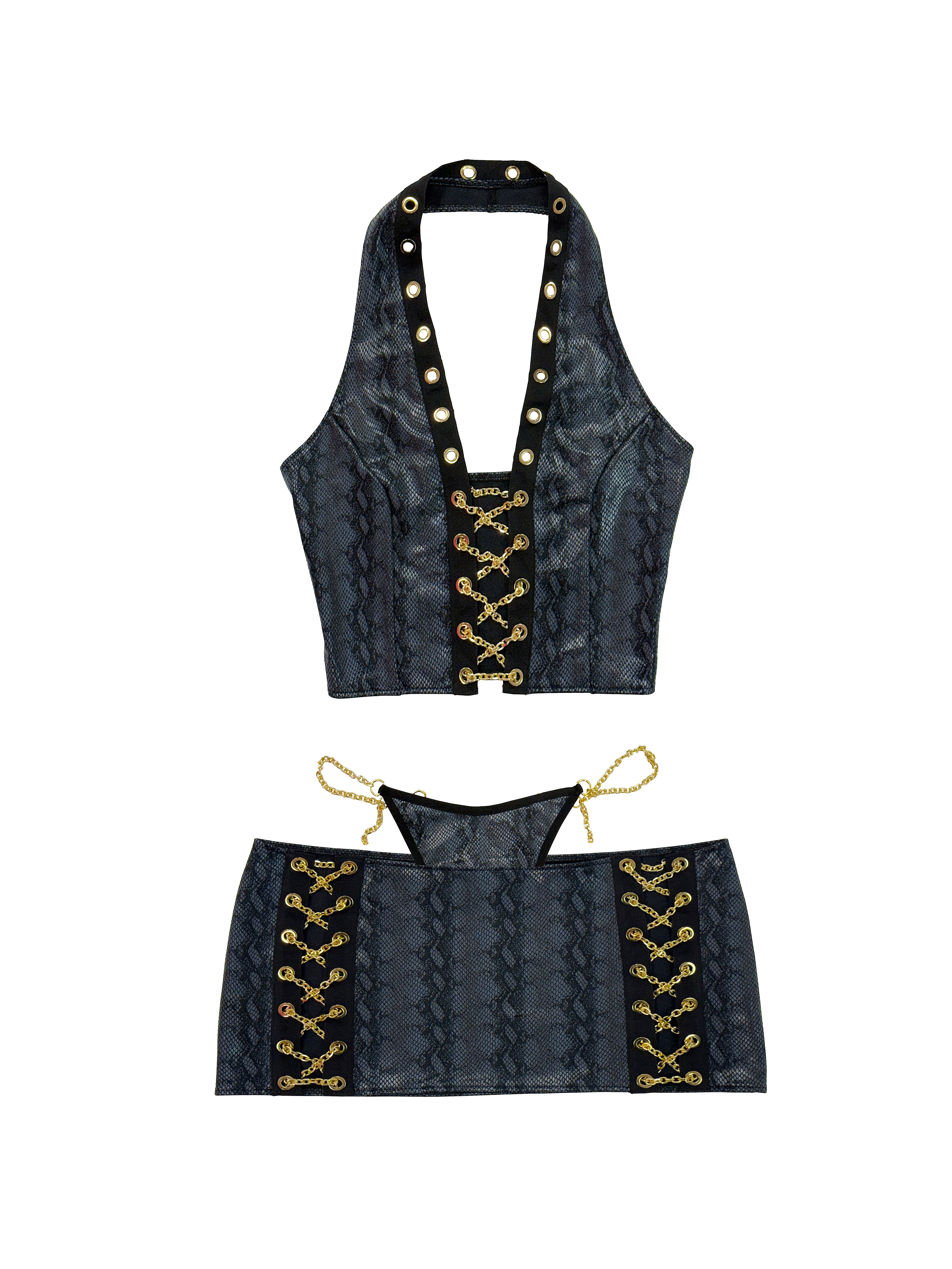 COBRA GOLD CHAIN SET