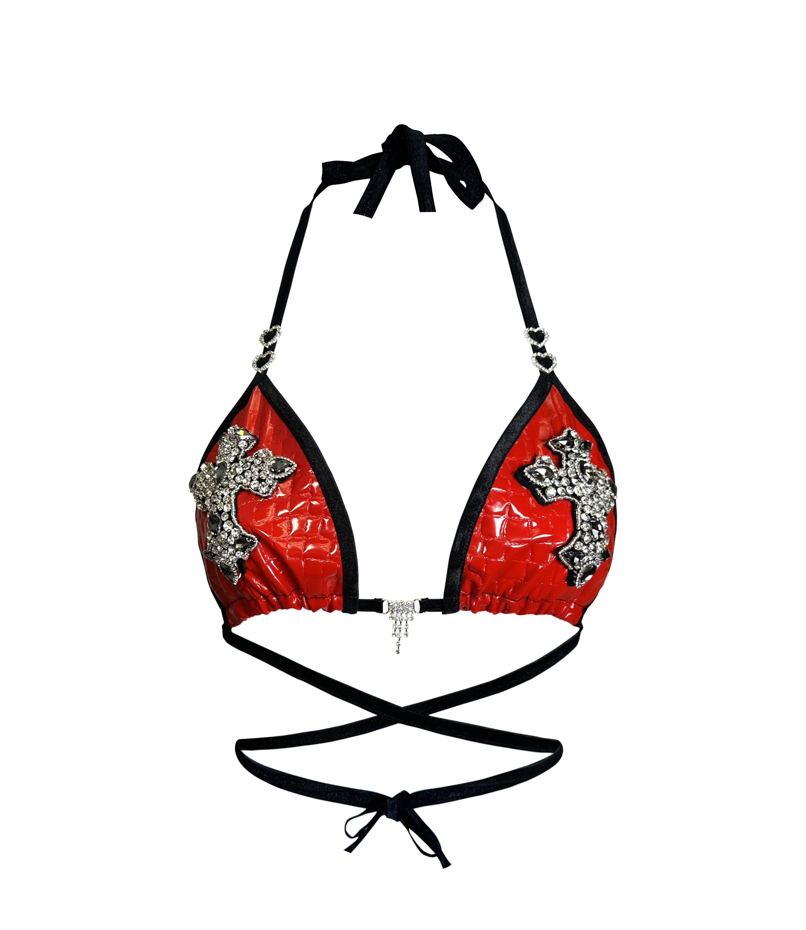 SINNER UNDERBUST SET RED