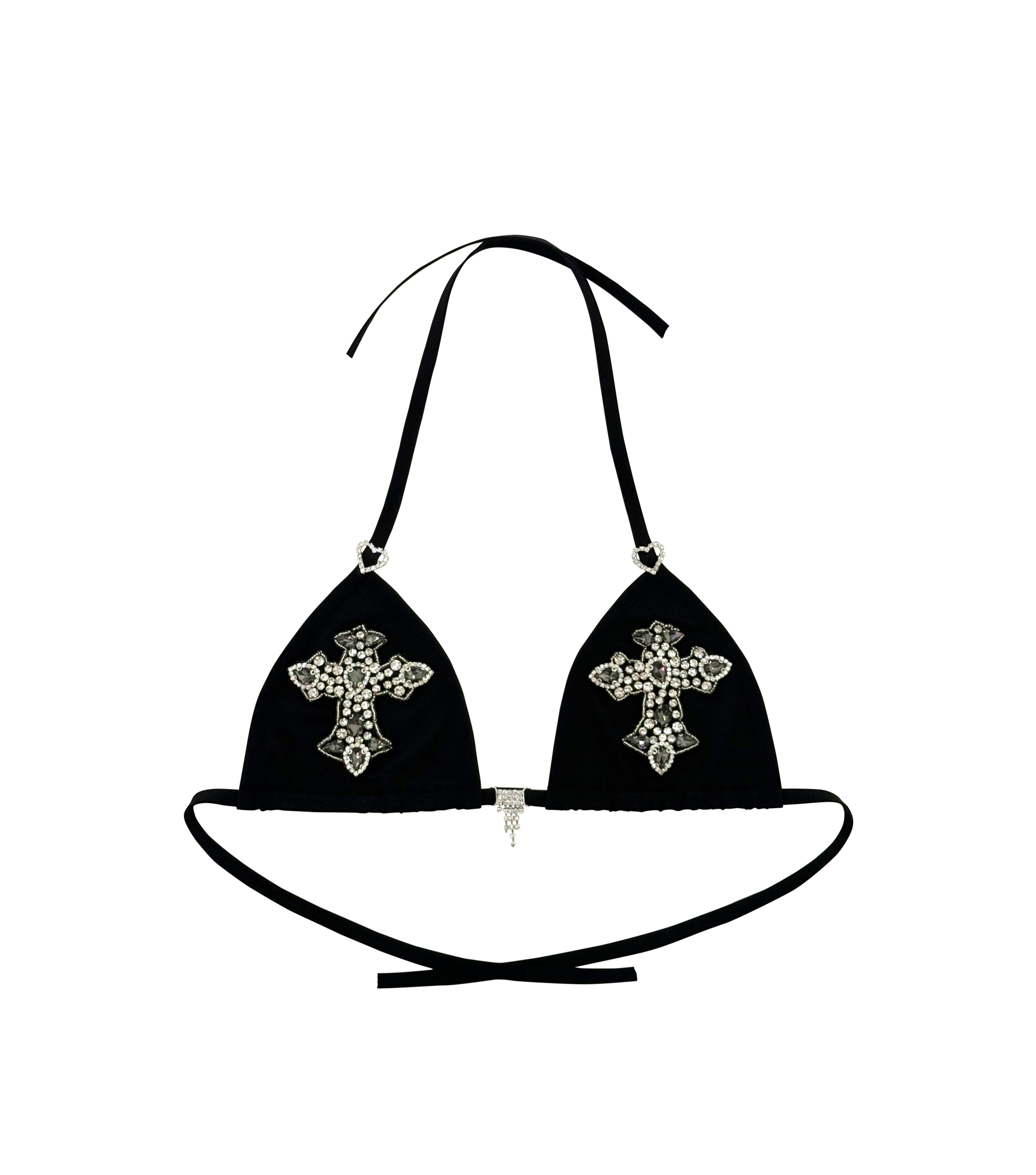 CROSS ANGEL BIKINI BLACK