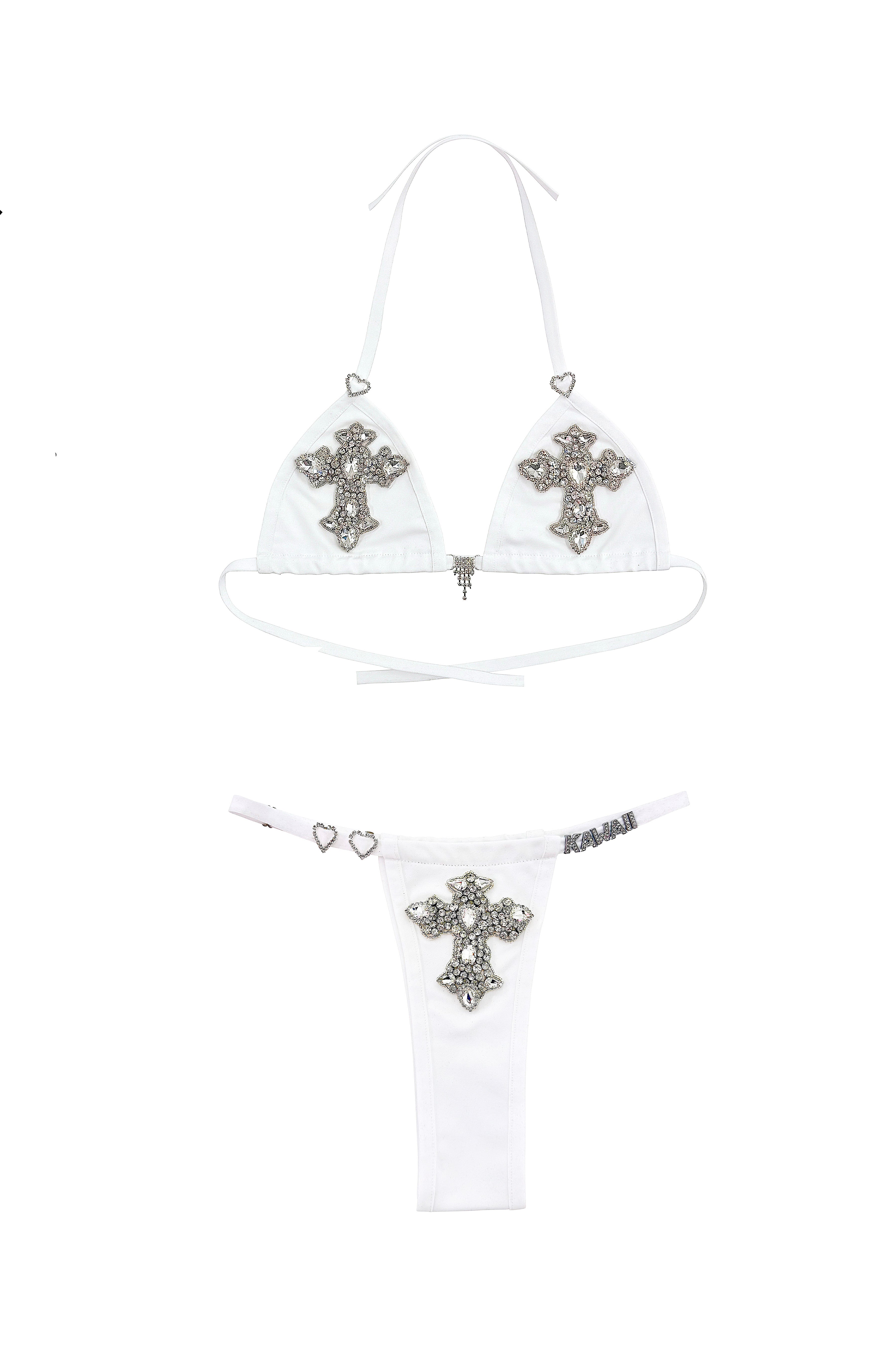 CROSS ANGEL BIKINI WHITE