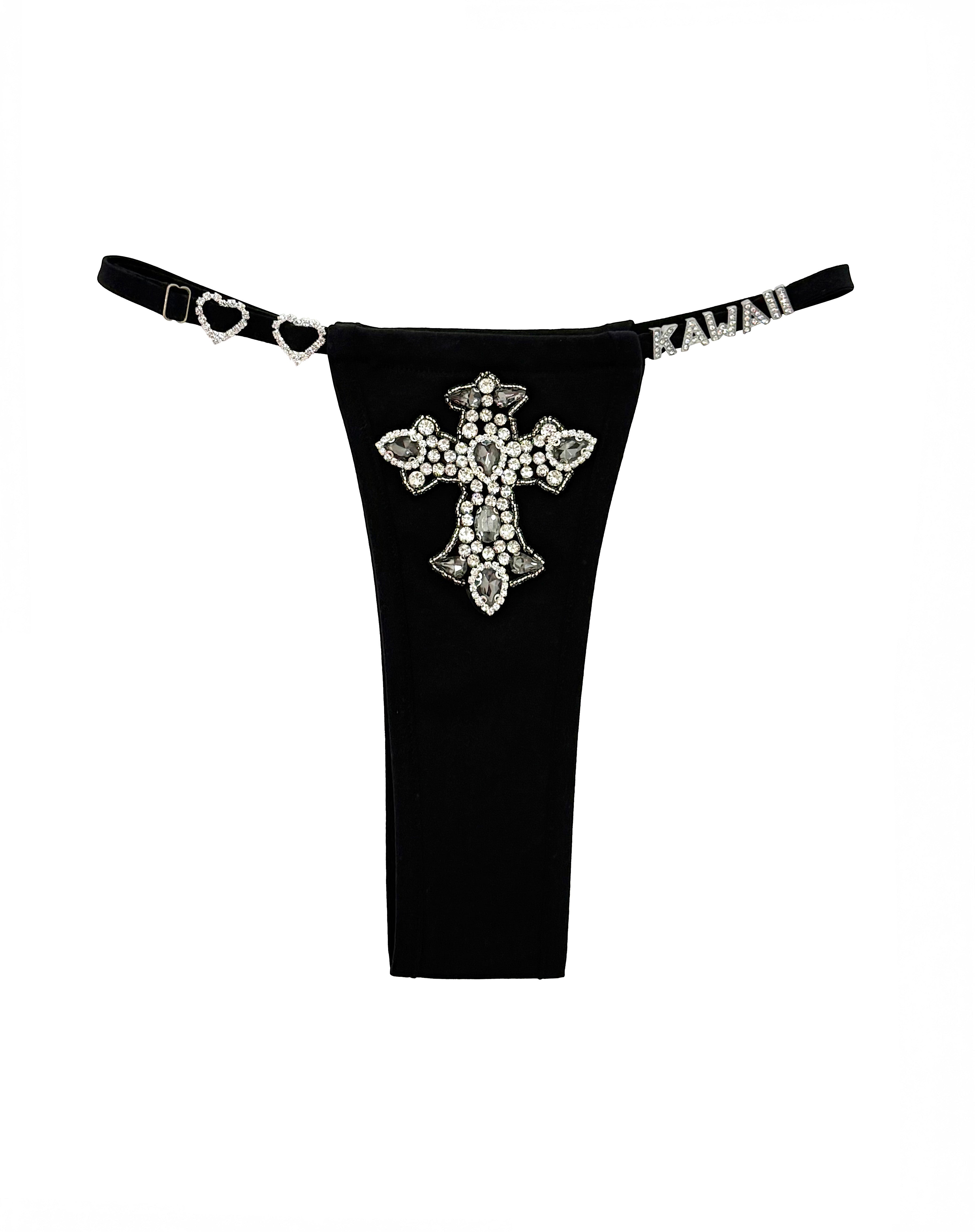 CROSS ANGEL BIKINI BLACK