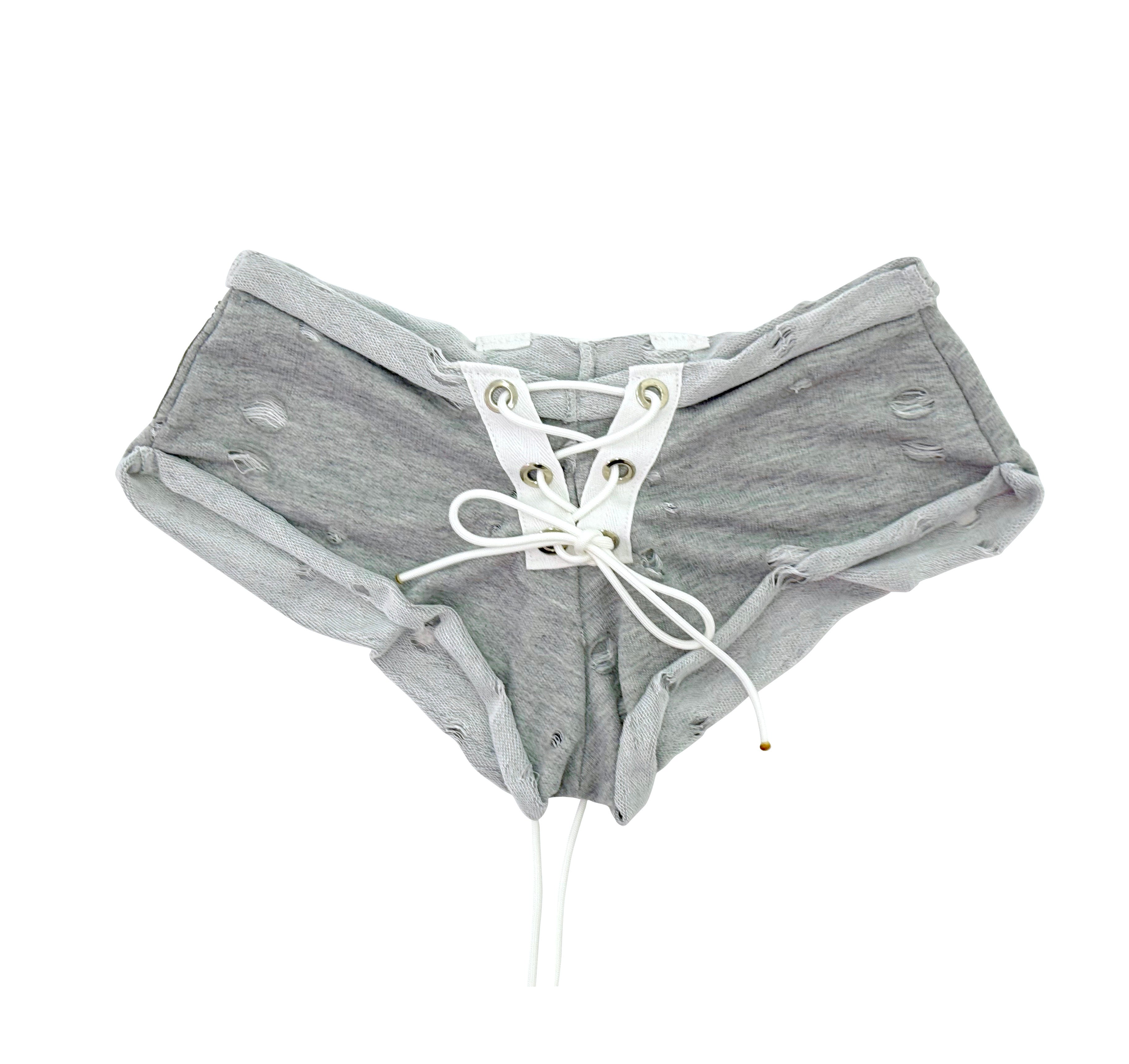 DISTRESSED DOLL MINI SHORTS