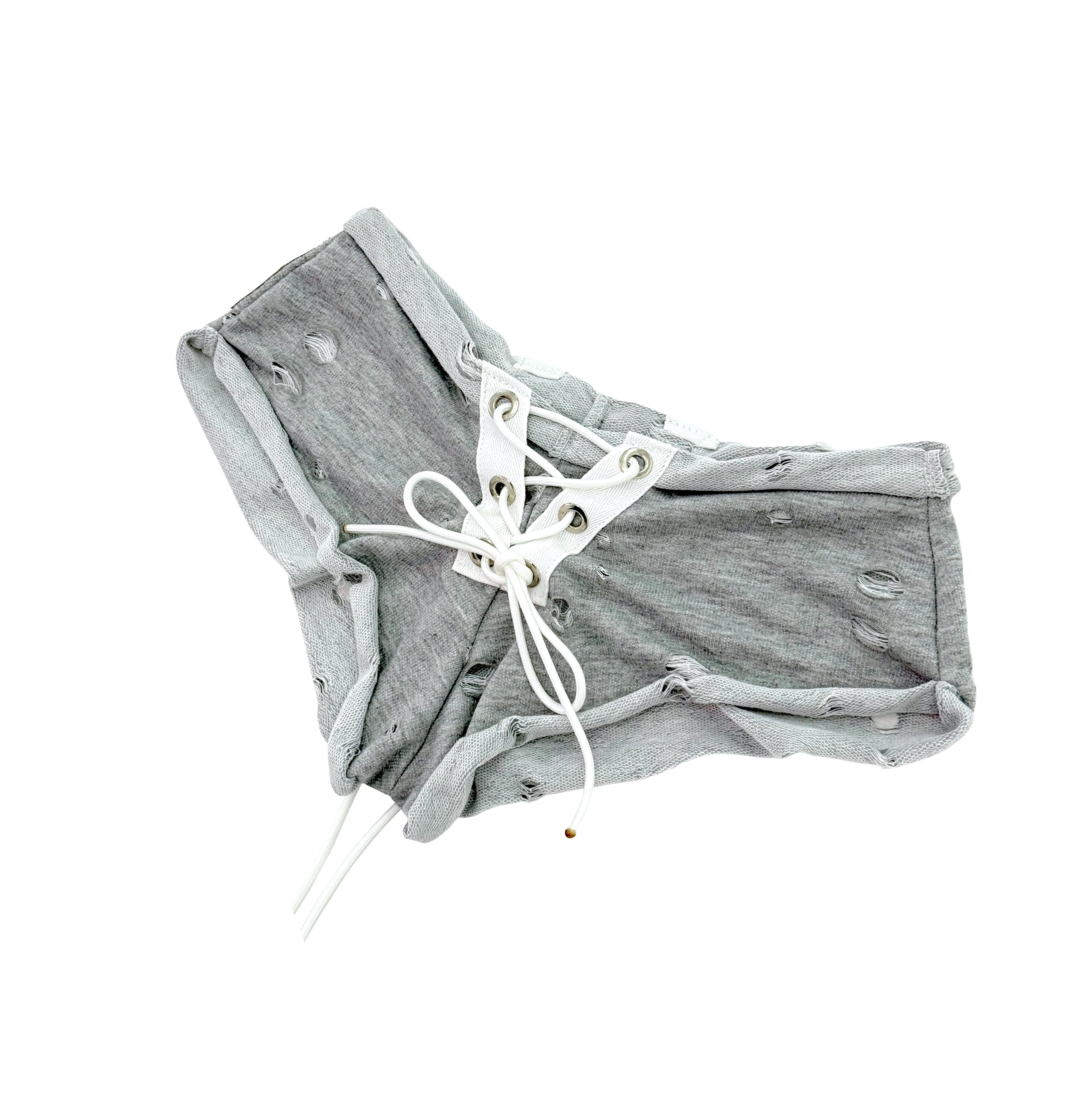 DISTRESSED DOLL MINI SHORTS