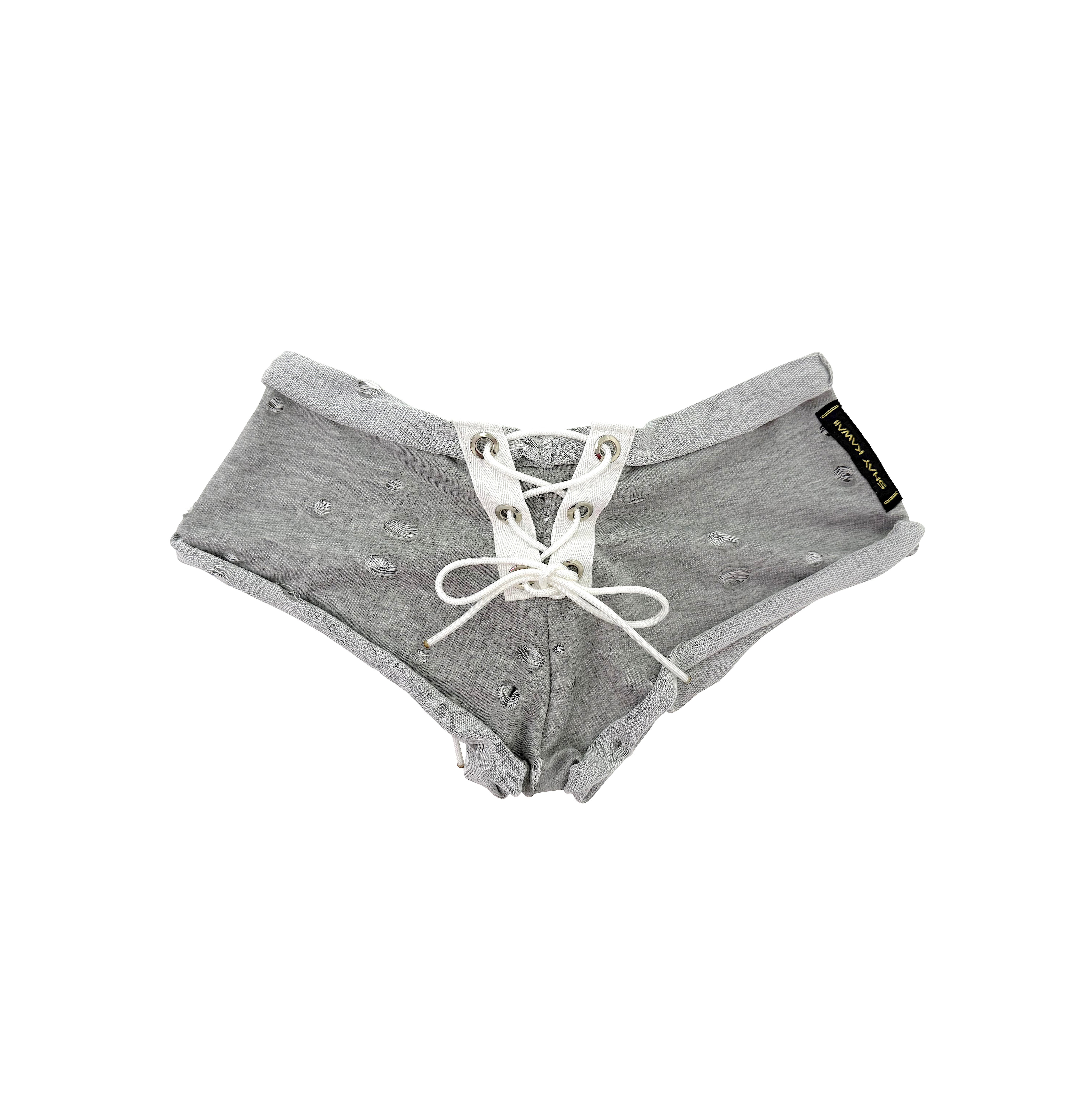 DISTRESSED DOLL MINI SHORTS