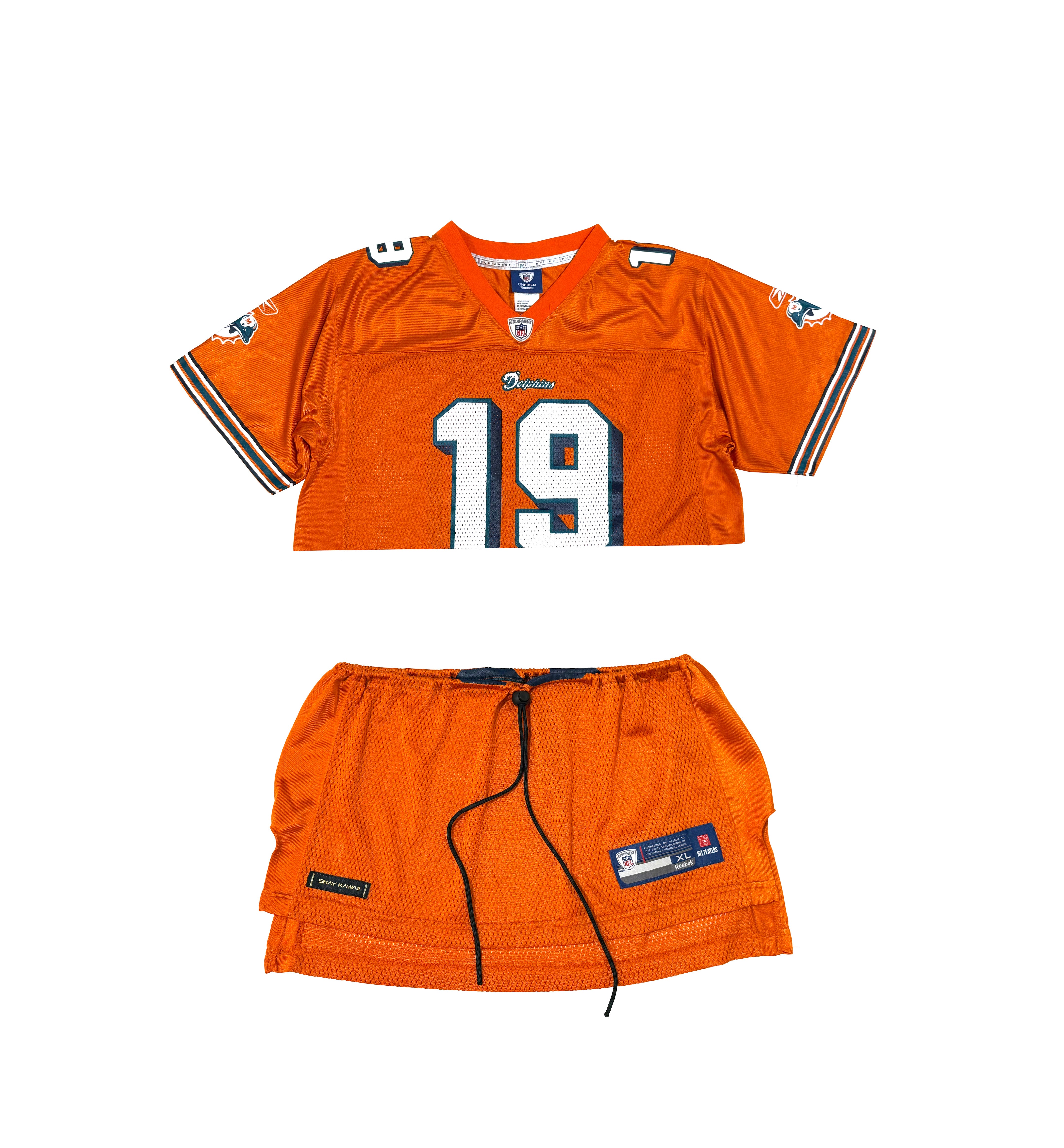 RTS DOLPHINS ORANGE JERSEY SET // SIZE SMALL / MEDIUM