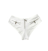 ECLIPSE ZIPPER MINI SHORTS