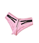 ECLIPSE ZIPPER MINI SHORTS