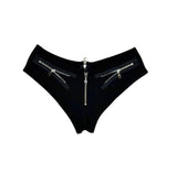 ECLIPSE ZIPPER MINI SHORTS