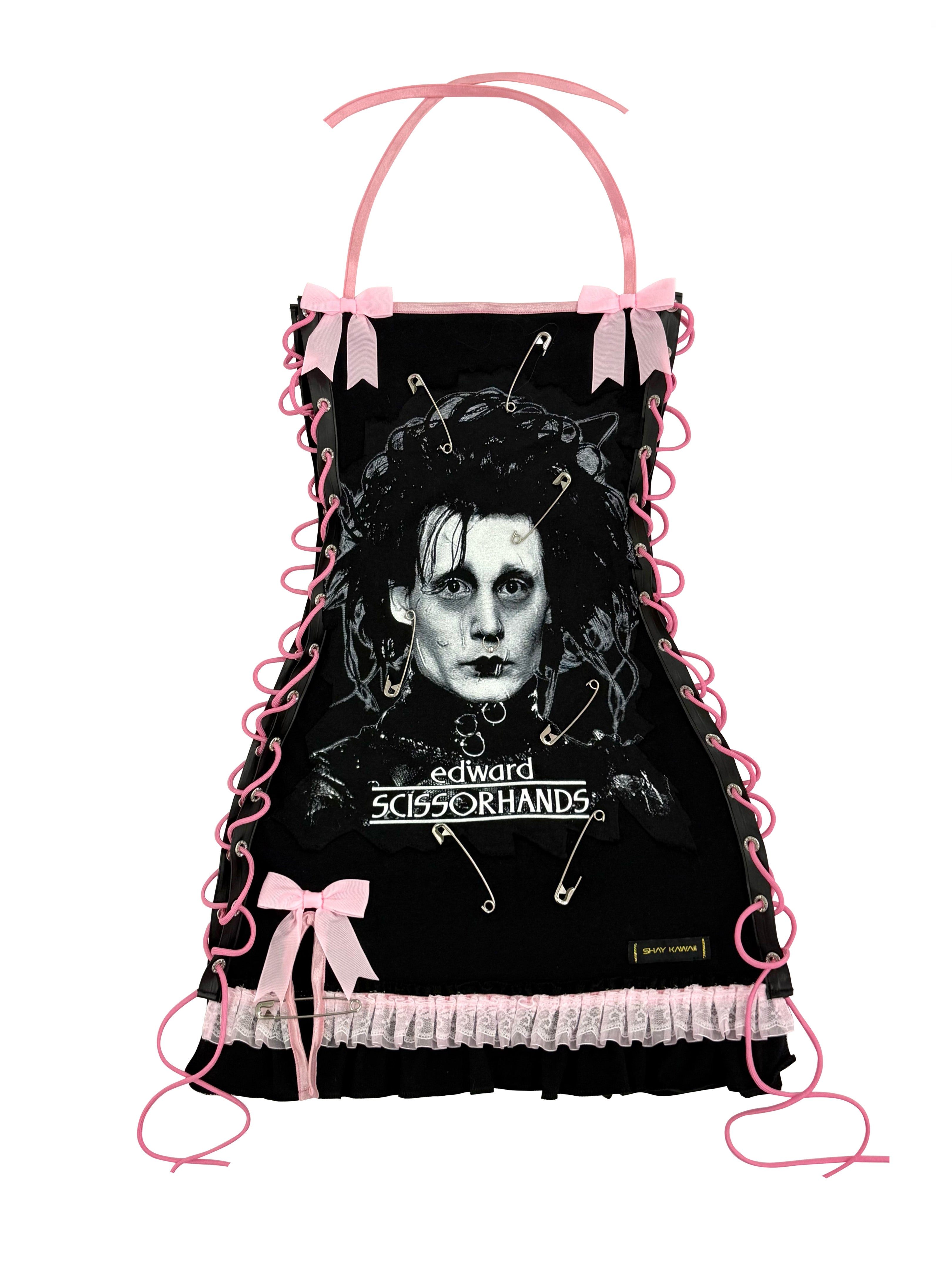 RTS EDWARD SCISSORHANDS REWORKED DRESS // SIZE SMALL
