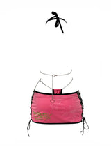 ED HARDY PINK CROSS REWORKED SLINGSHOT SET