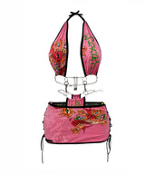ED HARDY PINK CROSS REWORKED SLINGSHOT SET