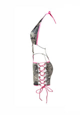 ED HARDY GREY SKULL REWORKED SLINGSHOT SET