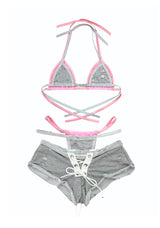 DISTRESSED DOLL MINI SHORTS