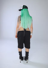 ULTRA VIOLET CHAIN JOGGER SHORTS