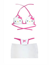 HELLO KITTY POCKET BIKINI & MINI SKIRT SET