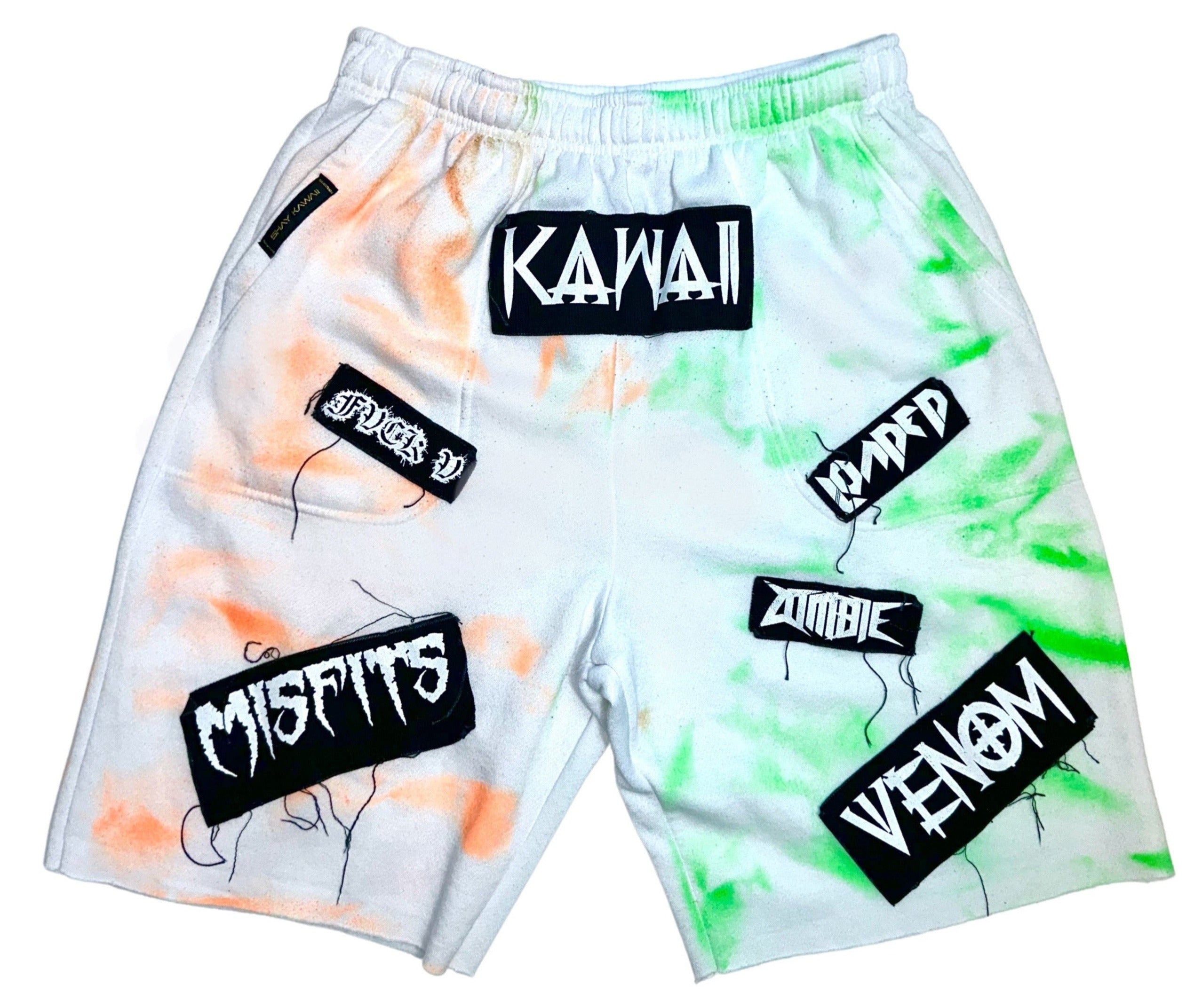 MONEY TIE DYE SHORTS