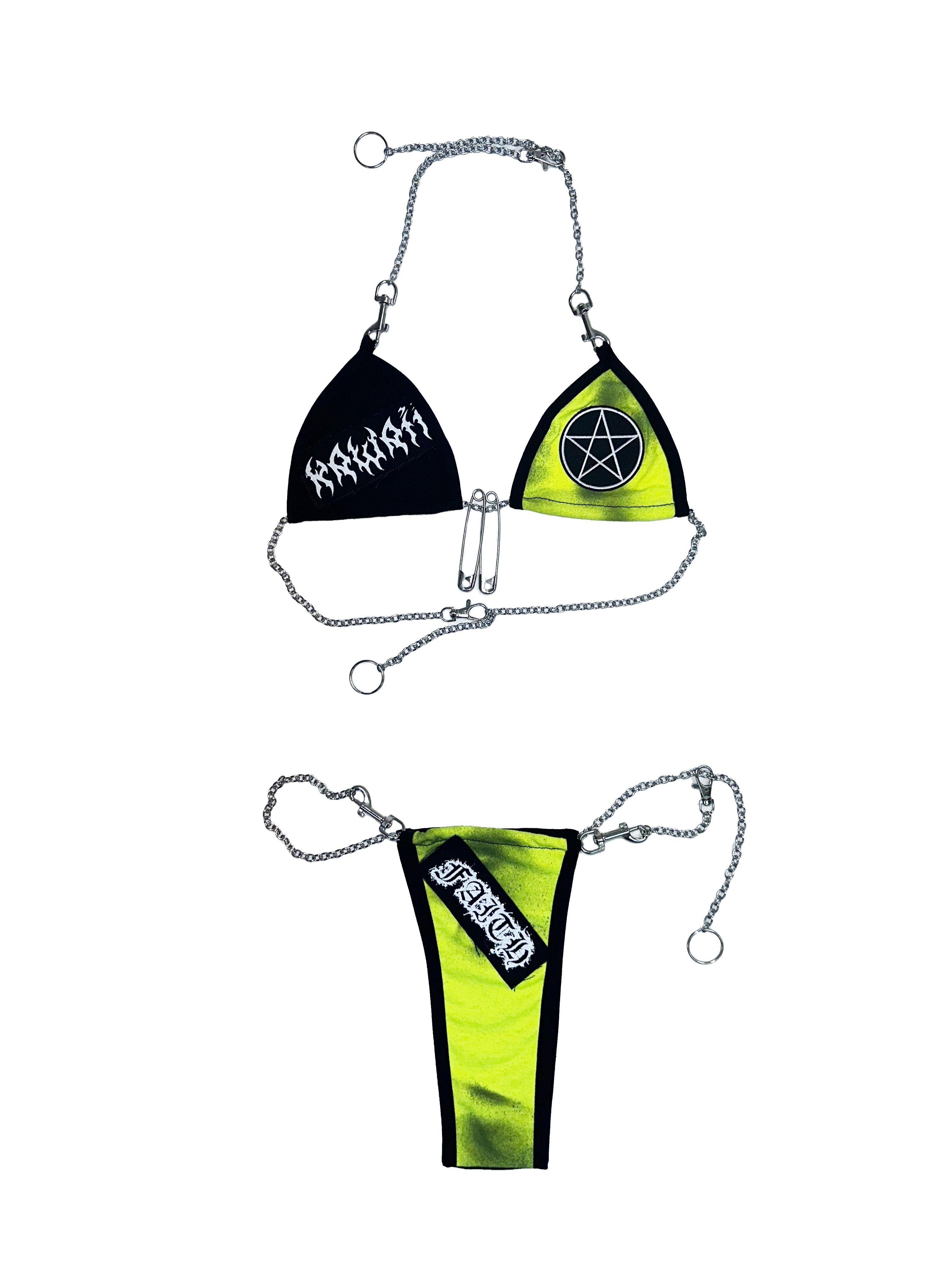 TWO TONE MAVERICK BIKINI (PENTAGRAM)