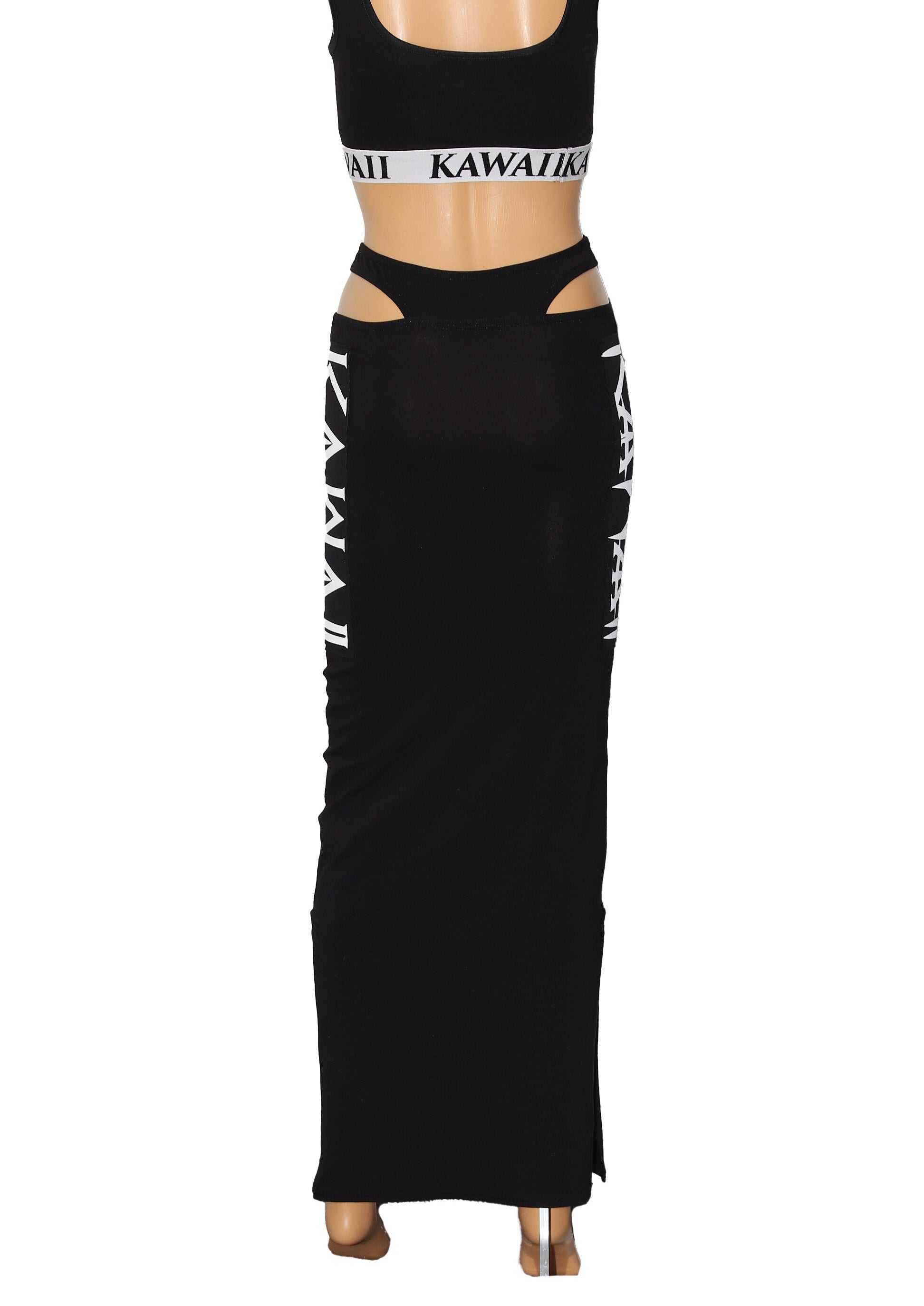 REVOLT CUT OUT LONG SKIRT