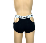 SPORTY KAWAII CUT OUT MINI SHORTS